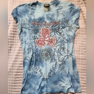 Harley Davidson Baby tee Y2K